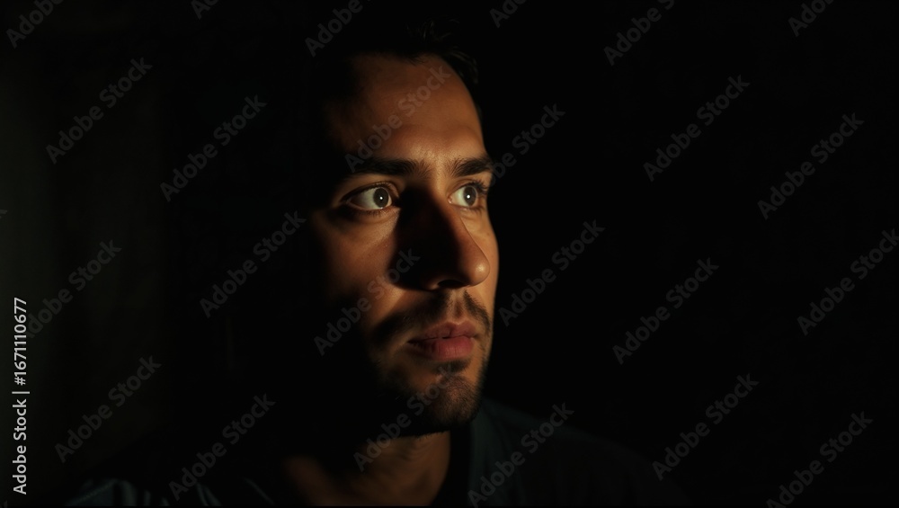 Fototapeta premium Chiaroscuro Portrait