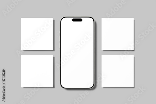 Social Media Post Blank Mockup 
