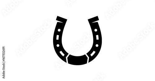 Lucky Black Horseshoe A Symbol of Fortune and Protection
