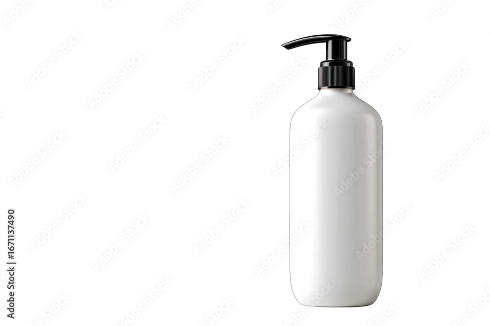 Fototapeta premium Conditioner bottle on a white background