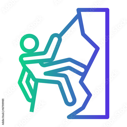 rope Line Gradient Icon