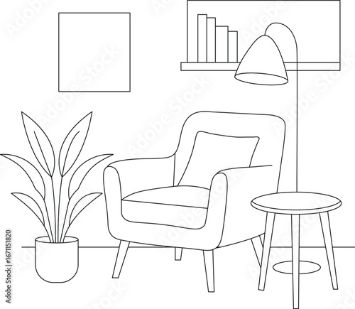 interior design of living room interior