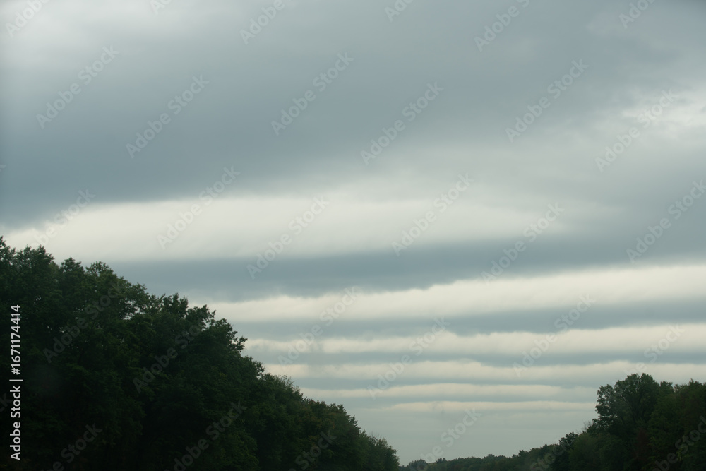 Obraz premium time lapse clouds