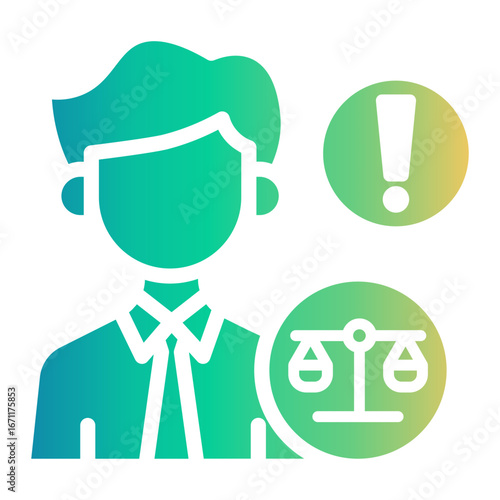 violation Gradient icon