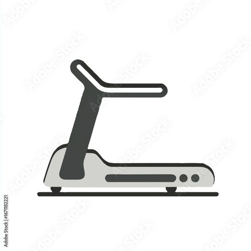 Suitable for fitness blogs, workout websites, gym advertisements, and healthfocused designs to showcase exercise equipment like a treadmill.