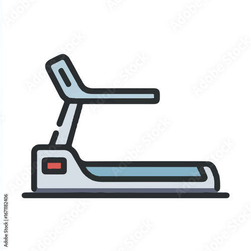 Treadmill suitable for fitness and healthrelated designs, articles, social media posts, and workout guides.
