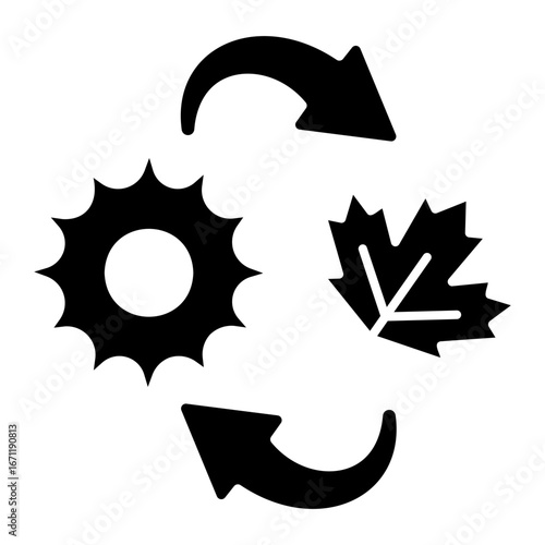 climate change Solid icon