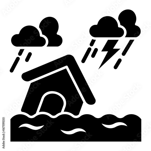 climate change Solid icon