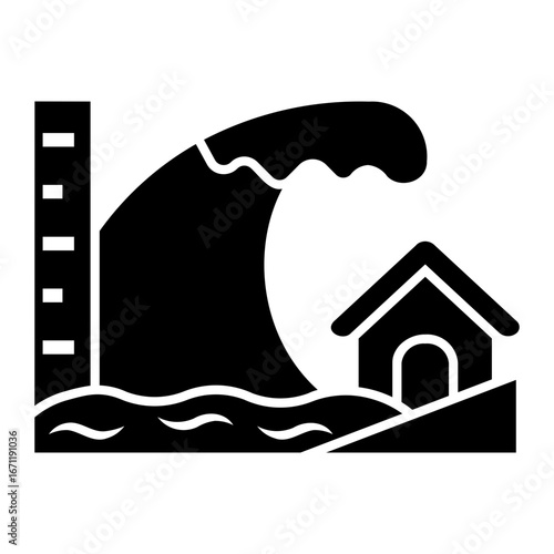 climate change Solid icon