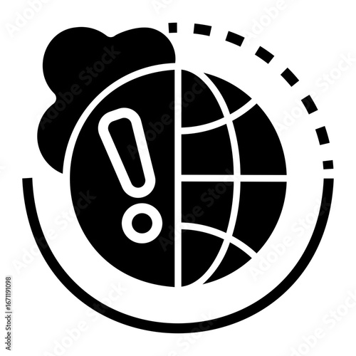 climate change Solid icon