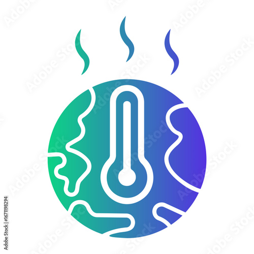 climate change Gradient icon