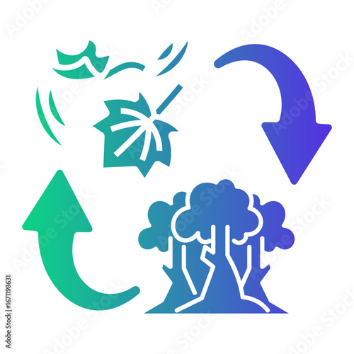 climate change Gradient icon