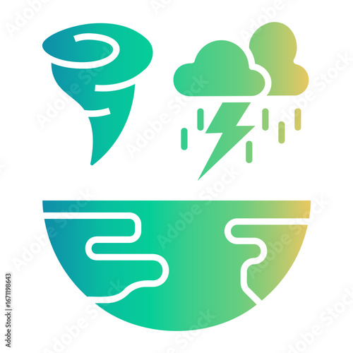 climate change Gradient icon