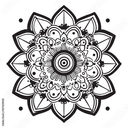 vector illustration of mandala