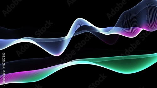 Wallpaper Mural Modern cool gradient background featuring blue, cyan and teal tones in smooth flowing motion. Perfect for corporate, tech, creative design, branding, events, and futuristic presentations. Torontodigital.ca