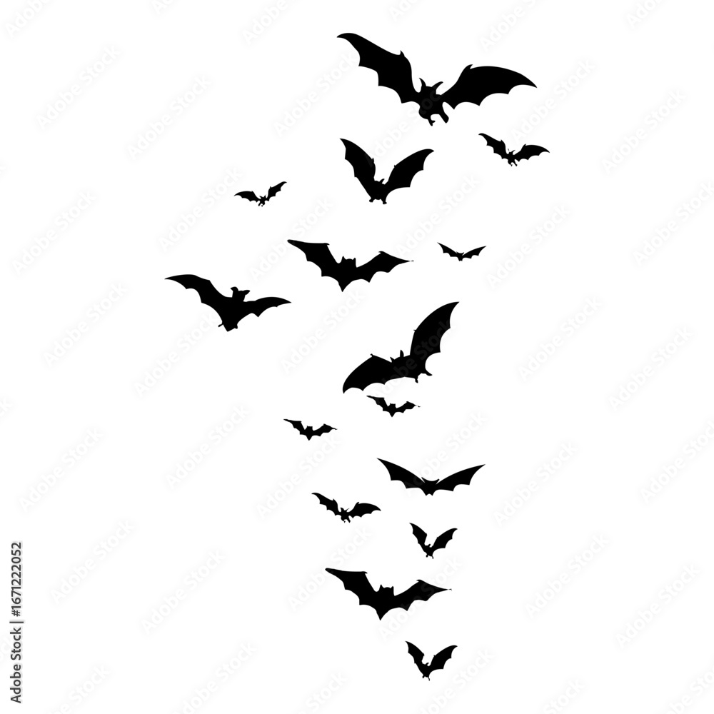 Fototapeta premium bat pattern.eps