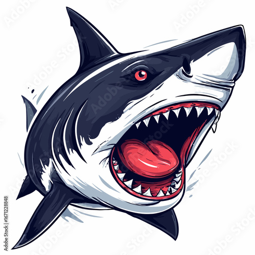 Shark Logo Design Very Cool