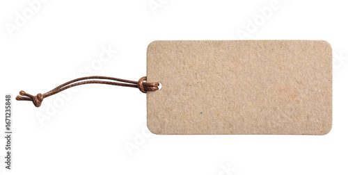 Label tag isolated on white background