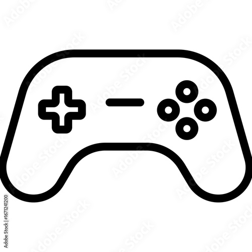 NFT Gaming Line Icon of NFT utilities (tickets, identity, gaming assets) Icon Set