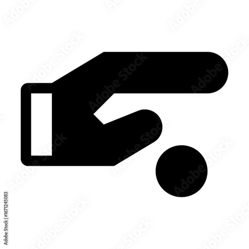 Donation Solid Icon Vector