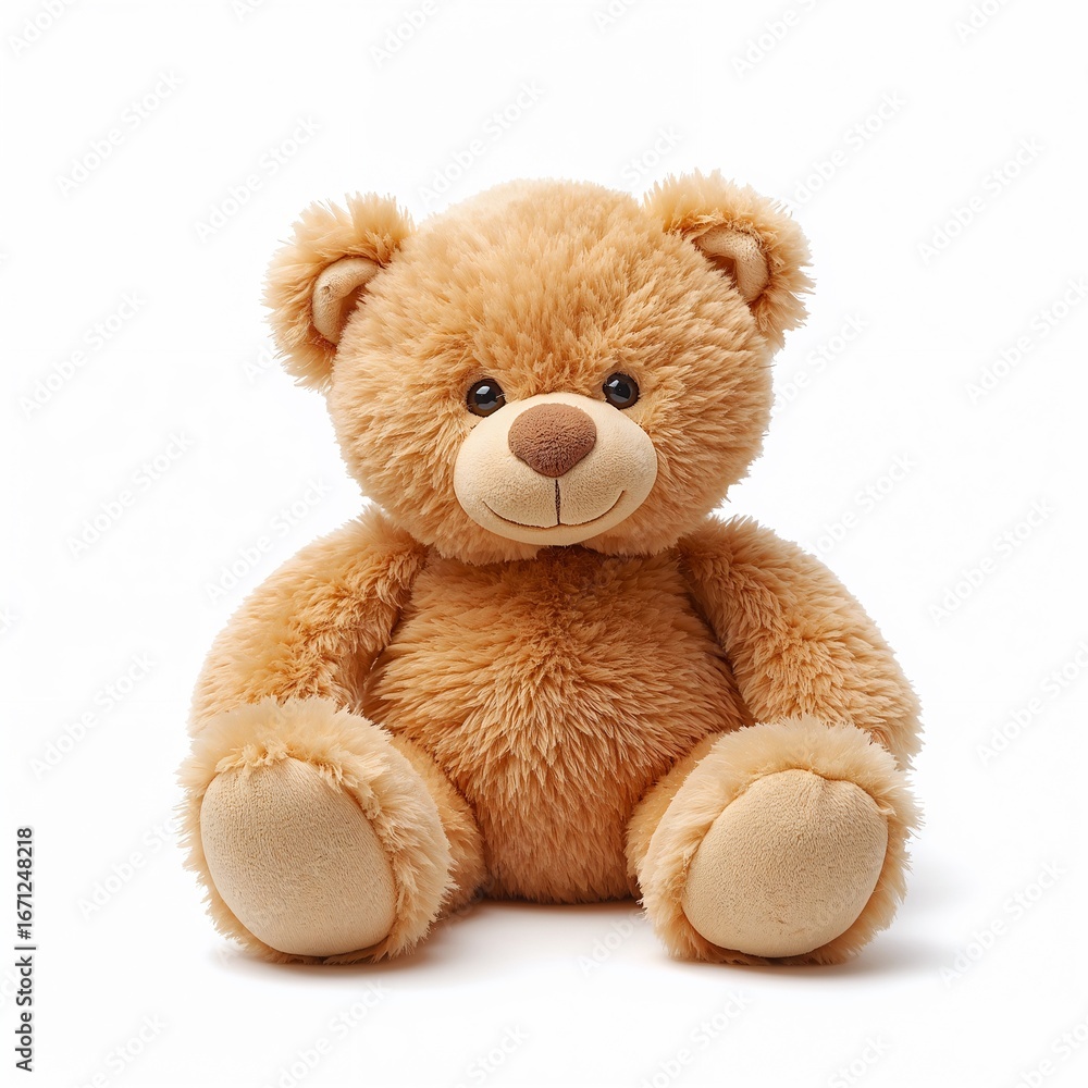Fototapeta premium teddy bear isolated on white