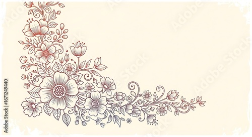 vintage floral background