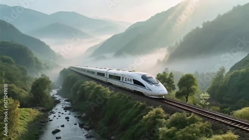 The speed of China's high-speed rail