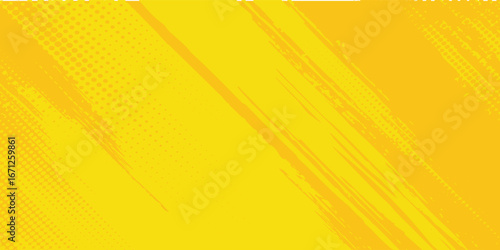 Yellow side hatch with halftone effect. Vintage pop art retro vector illustration Pop Art Style Background. pop up sport
