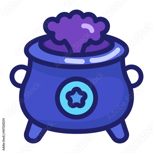 magic cauldron outline color