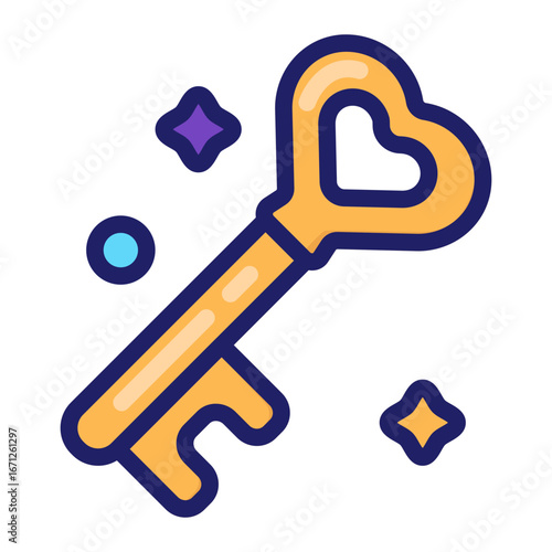 key magic outline color