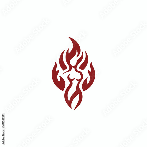 Fire goddess logo