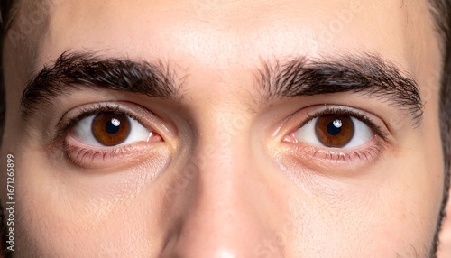 Close-up of a man's eyes
