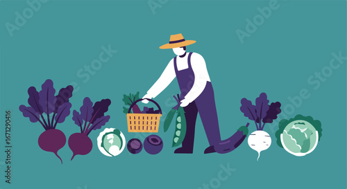 Farmer harvest