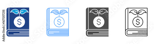 Investment Guide Icon Set Multiple Style Collection