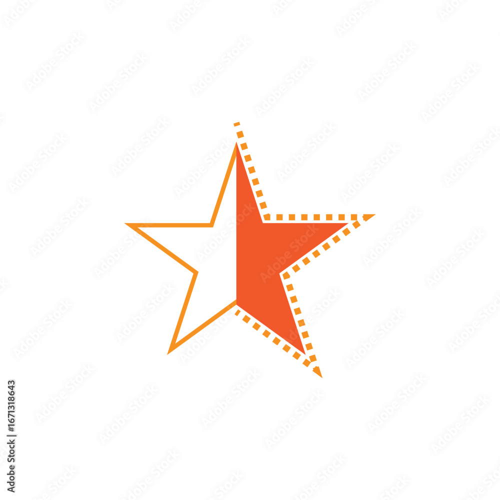 Obraz premium Star icon Template vector illustration design