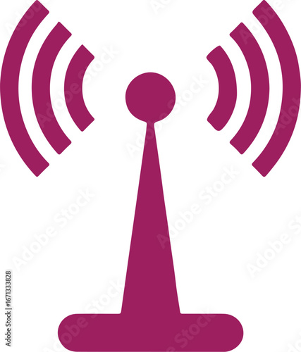 wi-fi signal icon fish simple icon. Vector ICON all icon Viktor	