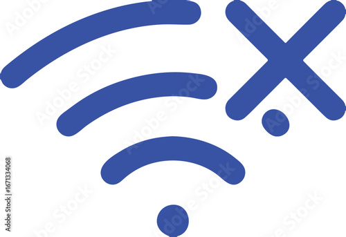 wi-fi signal icon fish simple icon. Vector ICON all icon Viktor	