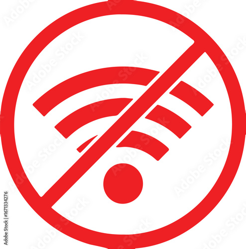 wi-fi signal icon fish simple icon. Vector ICON all icon Viktor	