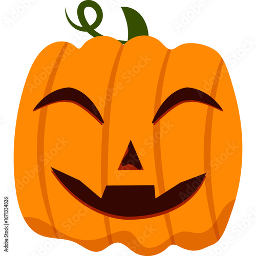 Halloween Pumpkin Illustration