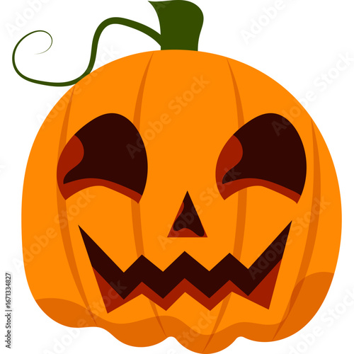 Halloween Pumpkin Illustration