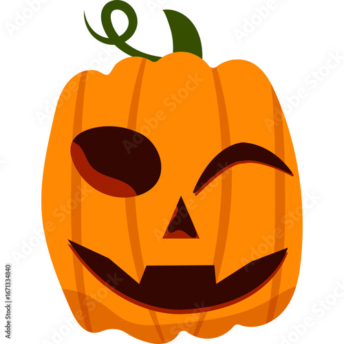Halloween Pumpkin Illustration