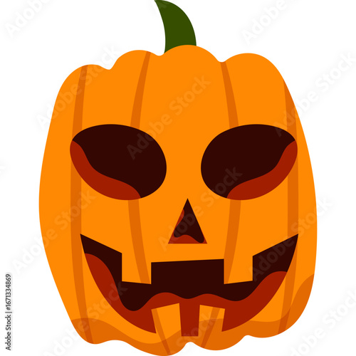 Halloween Pumpkin Illustration