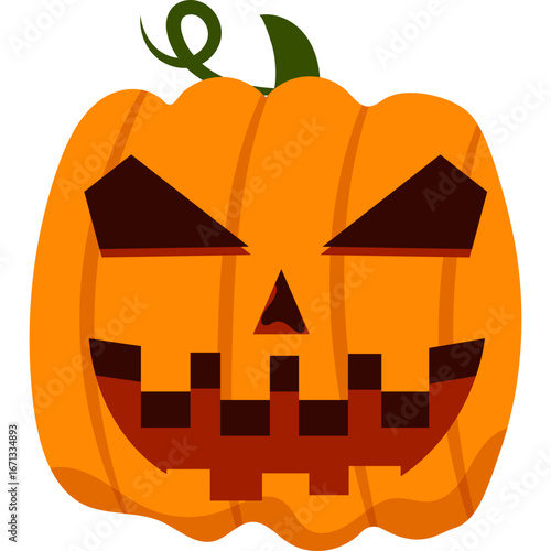 Halloween Pumpkin Illustration