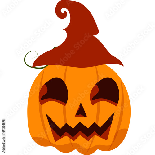 Halloween Pumpkin Illustration