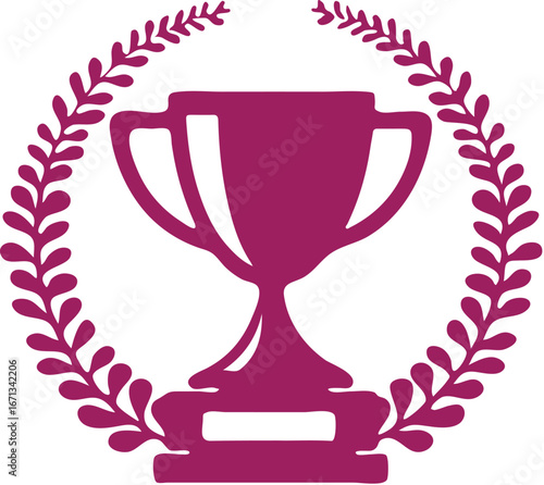 trophy icon fish simple icon. Vector ICON all icon Viktor