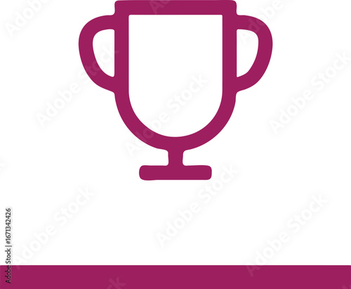 trophy icon fish simple icon. Vector ICON all icon Viktor