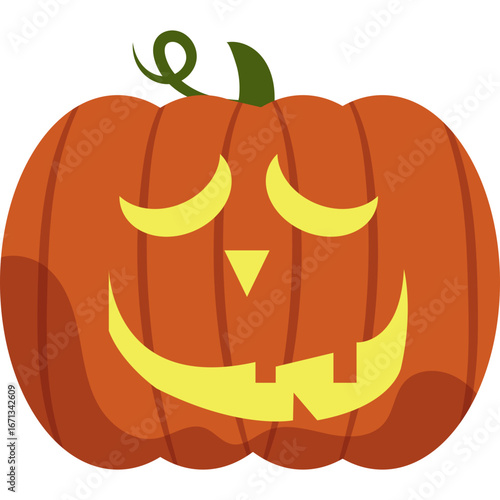 Halloween Pumpkin Illustration