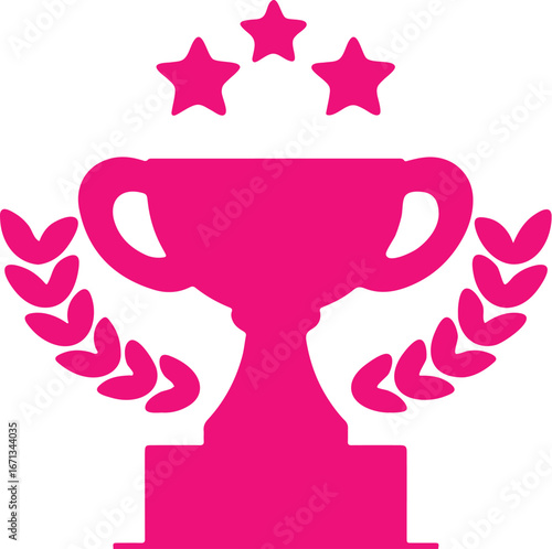trophy icon fish simple icon. Vector ICON all icon Viktor
