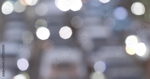 blurred background traffic jam. bokeh background traffic jam