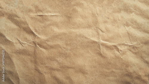 Brown wrinkle recycle paper background